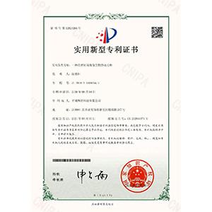 Utility model patent certificate